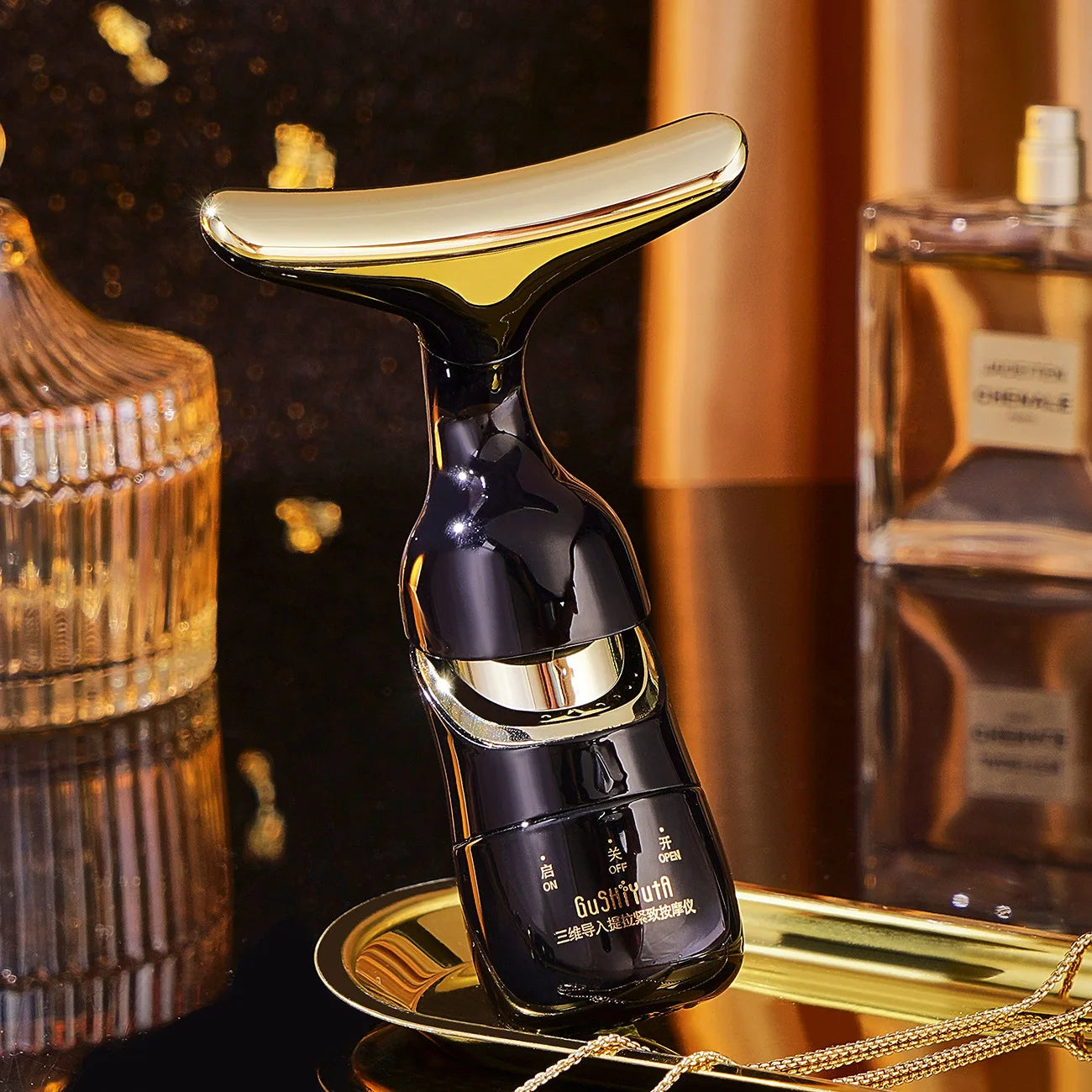 3 In 1 Facial Slimmer Neck ,Eye Massage & Face Lifting Device