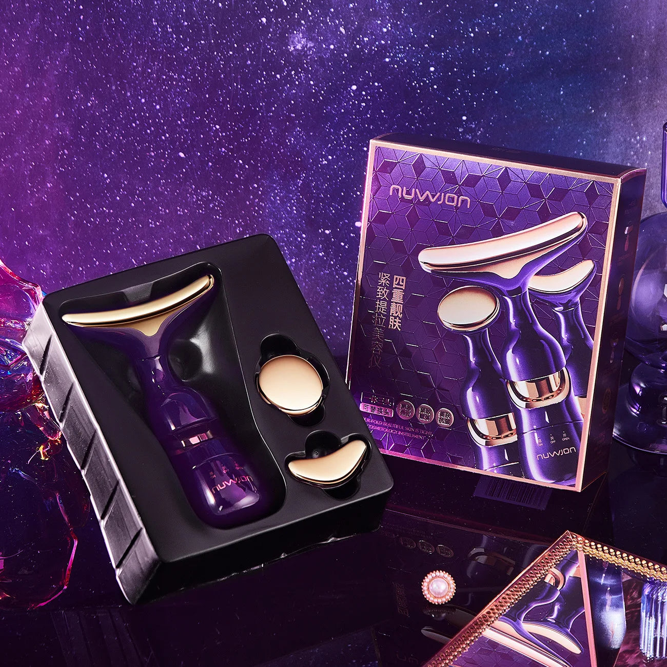 3 In 1 Facial Slimmer Neck ,Eye Massage & Face Lifting Device