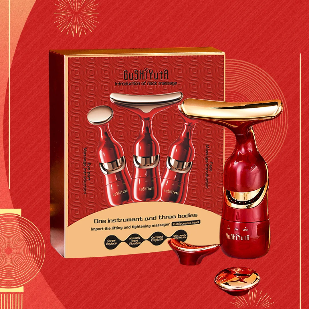 3 In 1 Facial Slimmer Neck ,Eye Massage & Face Lifting Device