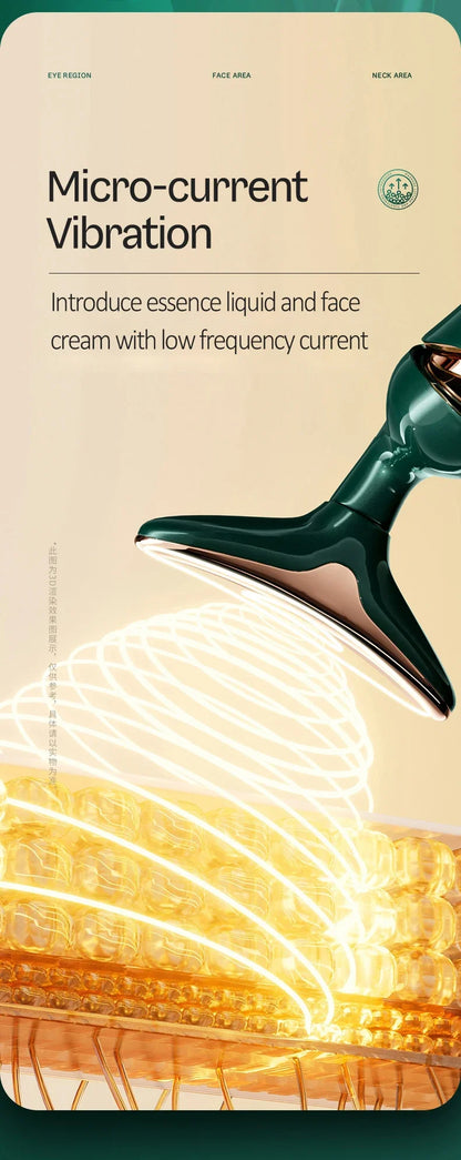 3 In 1 Facial Slimmer Neck ,Eye Massage & Face Lifting Device